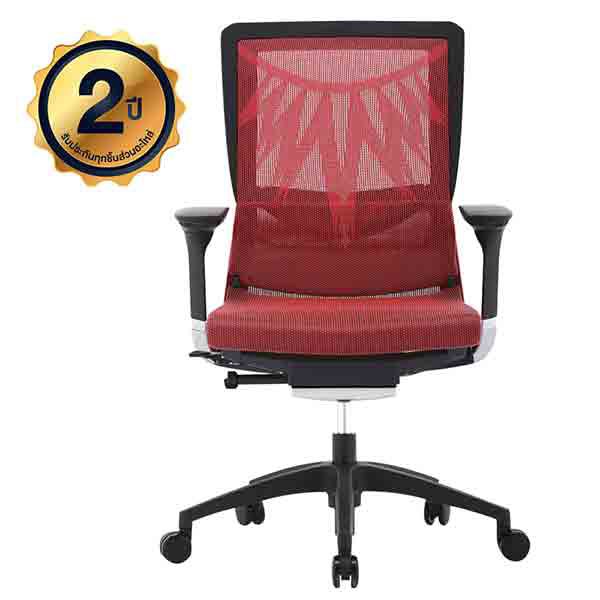 เก้าอี้เพื่อสุขภาพรุ่น PS-PU (TI-04 Red)