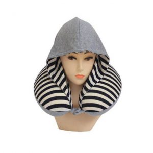 หมอนรองคอแบบมีฮู๊ด Memory Foam