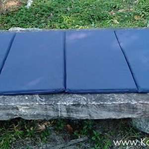 ที่นอนปิกนิกยางพารา รุ่น L - สีกรม ผ้ากันน้ำ กันไรฝุ่น