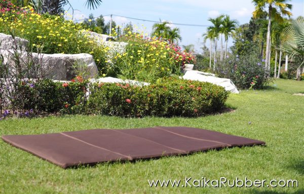 ที่นอนปิกนิกยางพารา รุ่น L - สีน้ำตาล ผ้ากันน้ำ กันไรฝุ่น