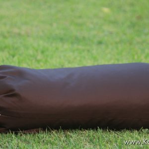 หมอนทรงกระบอก Size-S สีน้ำตาล ผ้ากันน้ำ กันไรฝุ่น