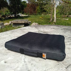 เบาะรองนั่งยางพารา รุ่น Bubble-สีเทาเข้ม