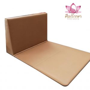 เบาะนั่งสมาธิ หุ้มหนัง รุ่นบัลลังก์