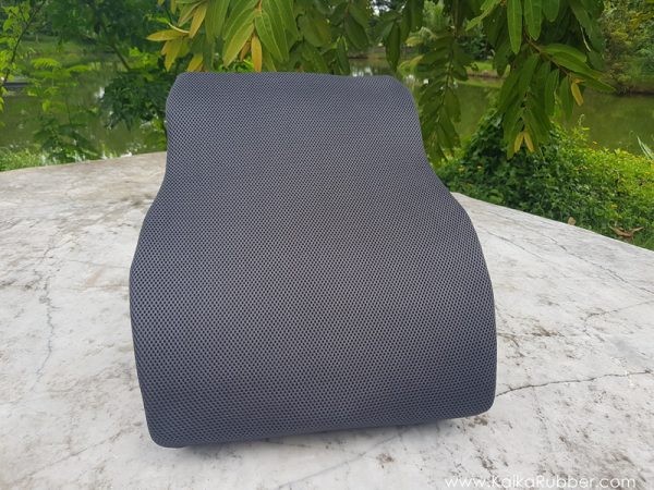 sg เบาะรองหลัง Kaika รุ่น Soft Full - สีเทาผ้าตาข่าย