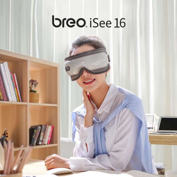 01-2 breo เครื่องนวดตาเพื่อสุขภาพแบบพกพา รุ่น iSee16
