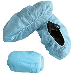 ถุงครอบรองเท้า แบบหนา สีฟ้า