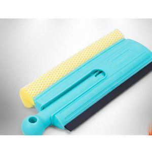 ไม้เช็ดกระจก พร้อมฟองน้ำล้างกระจก หน้ากว้าง 8 นิ้ว