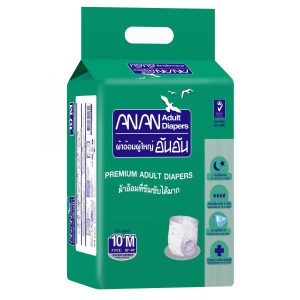 อันอัน ผ้าอ้อมผู้ใหญ่แบบเทป ขนาดกลางไซส์ M ชายและหญิง