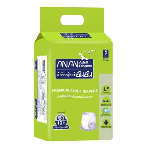 อันอัน ผ้าอ้อมผู้ใหญ่แบบเทป ไซส์ L-XL แพ็ค 10 ชิ้น