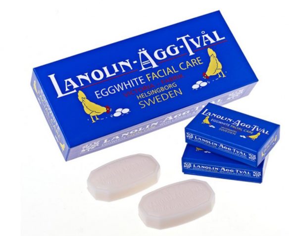 Egg tval2 สบู่ไข่ขาวสวีเดน ลาโนลีน