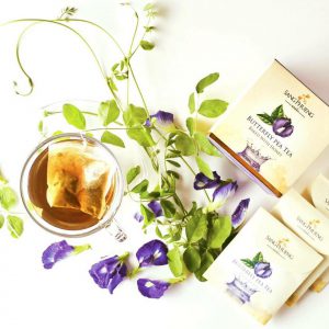 ชาสมุนไพร อบน้ำผึ้ง (ชาอัญชัญ)